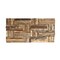 Ekena Millwork Antique Boat Wood Mosaic Wall Tile, Natural Finish, 23 3/4"W x 11 7/8"H x 3/4"P WPW24X12ANMENA - alternate 1